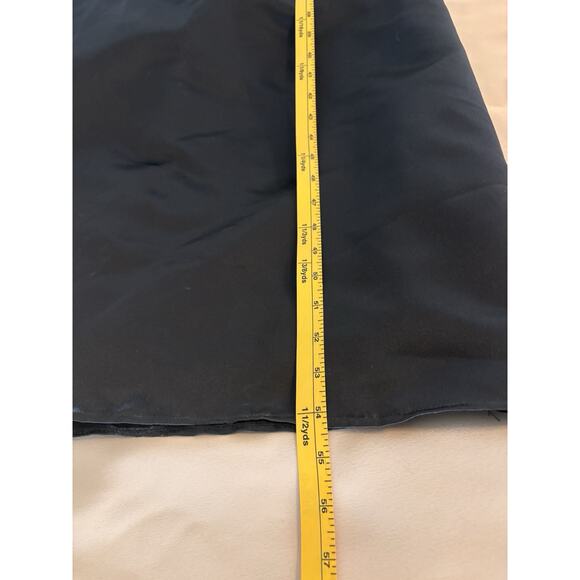 Haley Paige Women Maxi Dress Bridesmaid Black Strapy Sleeves Fit & Flare Size 12 - Picture 10 of 10